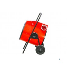 Warmeluchtblazer elektrisch 30kW 3x400V trolley rond MW Tools