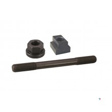 Kolonneboremaskin med bor opptil ø 25 mm, MK3-feste, 750 W, 230 V, 12 hastigheter, boretvinge og Optidrill klemboltsett.