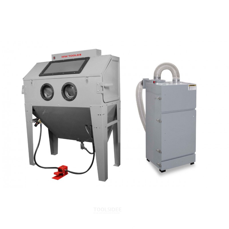 Puhalluskaappi 420 L pro ulkoisella sykloni-imurilla MW Tools