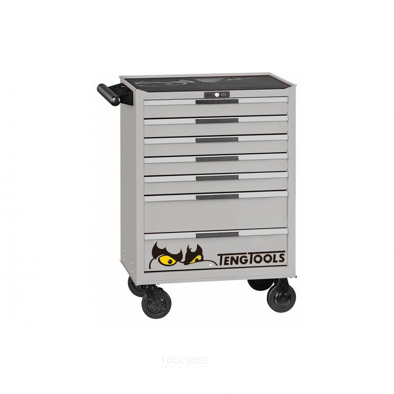 Werkzeugwagen silber Mini Master Set 7 Schubladen Teng Tools