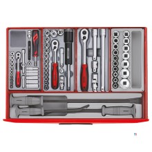 Werkzeugwagen silber Mini Master Set 7 Schubladen Teng Tools