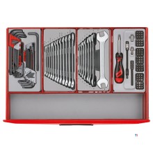 Werkzeugwagen silber Mini Master Set 7 Schubladen Teng Tools
