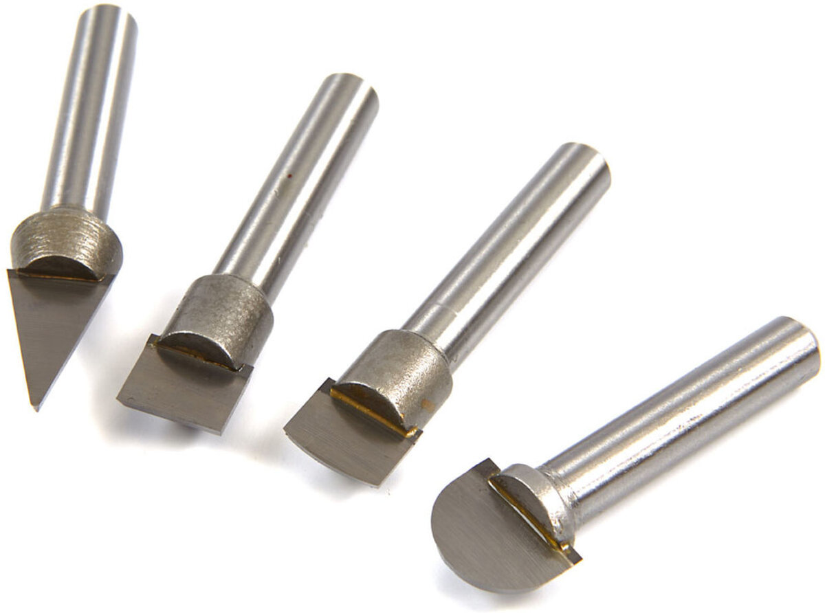 HBM 4-piece set hm points for HBM wood turning tool with 4 different hm points HBM 4-piece set hm points for HBM wood turning tool with 4 different hm points