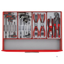 Werkzeugwagen silber Mini Master Set 7 Schubladen Teng Tools