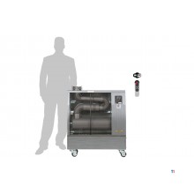 Infrarød dieselvarmer Pro 10,4 kW rustfrit stål motiv 120-600 m³ Wifi Hipers