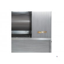Infrarød dieselvarmer Pro 10,4 kW rustfrit stål motiv 120-600 m³ Wifi Hipers