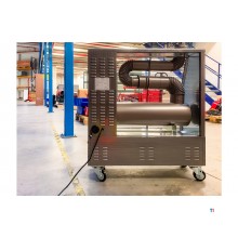 Infrarød dieselvarmer Pro 10,4 kW rustfrit stål motiv 120-600 m³ Wifi Hipers