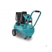 Mobil kompressor støjsvag oliefri kedel 50 L 1,3 kW / 1,75 Pk 230 L/min 10 bar 230V Fly