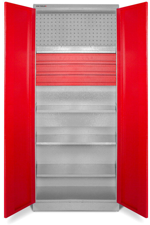 Oppbevaringsskap med 3 skuffer 780x380x1920mm MW Tools
