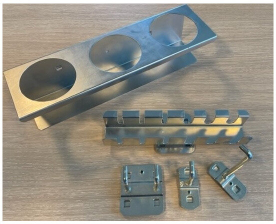 Oppbevaringsskap med 3 skuffer 780x380x1920mm MW Tools