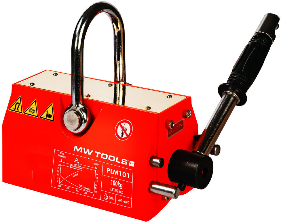 Løftemagnet 0,1 tonn MW-verktøy
