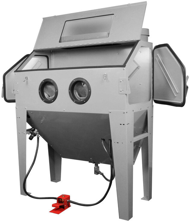 Professionelt blæseskab 420 L med udsugning MW Tools