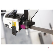 Mobil metallbåndsag 0–45° skjærekapasitet rundt 180 mm 0,55/0,75 kW 400 V 2-trinns kjølegirkasse Optisaw