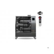 Infrarød dieselvarmer Pro 14 kW rustfrit stål motiv 160-900 m³ Wifi Hipers
