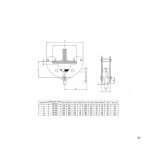 Trägerklemme 2 Tonnen MW Tools
