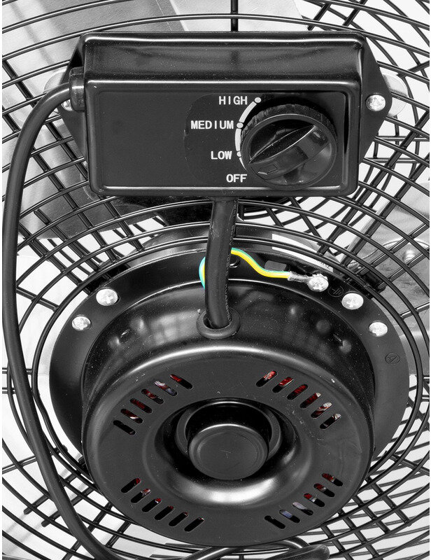 Mobiler kippbarer Industrieventilator - leistungsstarker Luftumwälzer Ø600 mm 230W 230V MW Tools