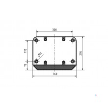 Dobbeltsliber, 300 mm diameter, lav hastighed, 1450 o/min, 2200 W, 400 V, inklusive to Optigrind-slibesten