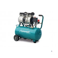 Mobil kompressor støjsvag oliefri kedel 24 L 1,3 kW / 1,75 Pk 240 L/min 10 bar 230V Fly