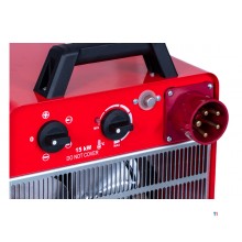 Elektrisk varmluftblæser 15 kW 3x400V MW Værktøj