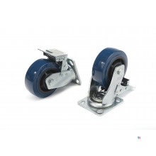 HBM profi 125 mm. swivel wheel with brake