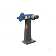 Metal belt sander, table model, sanding belt, 100x1220 mm, 10-20 m/s, 1/1.5 kW, 400V, drive wheel diameter 140 mm, 2 speeds. Met