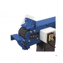 Metal belt sander, table model, sanding belt, 100x1220 mm, 10-20 m/s, 1/1.5 kW, 400V, drive wheel diameter 140 mm, 2 speeds. Met