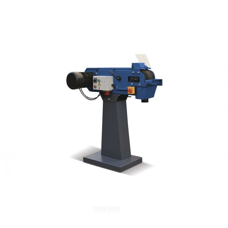 Metallihihnahiomakone 150x2000 mm 18-36 m/s 3/4 kW 400V moottorijarru hätäpysäytys vetopyörä 240 mm 2 nopeutta Metallkraft