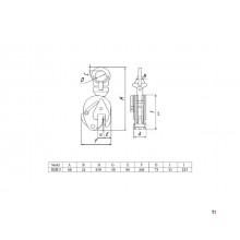 Plattenklemme 3T 0-30mm MW Tools