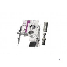 Boorfreesmachine X 480 mm Y 175 mm Z 370 mm BT20 0,95 kW 230V mechanische gereedschapswissel Optimill