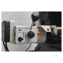Bore- og fræsemaskine X 560 mm Y 195 mm Z 350 mm MK4/M16 1,5 kW 400V længdefremføring variabel hastighed Optimill