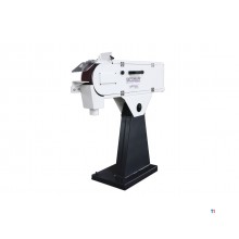 Professionele metaal bandschuurmachine 75x2000 mm 29,4 m/s 1,5/2,2 kW 400V noodstop 2 snelheden Optigrind Professionele metaal bandschuurmachine 75x2000 mm 29,4 m/s 1,5/2,2 kW 400V noodstop 2 snelheden Optigrind