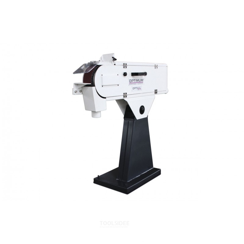 Professionele metaal bandschuurmachine 75x2000 mm 29,4 m/s 1,5/2,2 kW 400V noodstop 2 snelheden Optigrind Professionele metaal bandschuurmachine 75x2000 mm 29,4 m/s 1,5/2,2 kW 400V noodstop 2 snelheden Optigrind