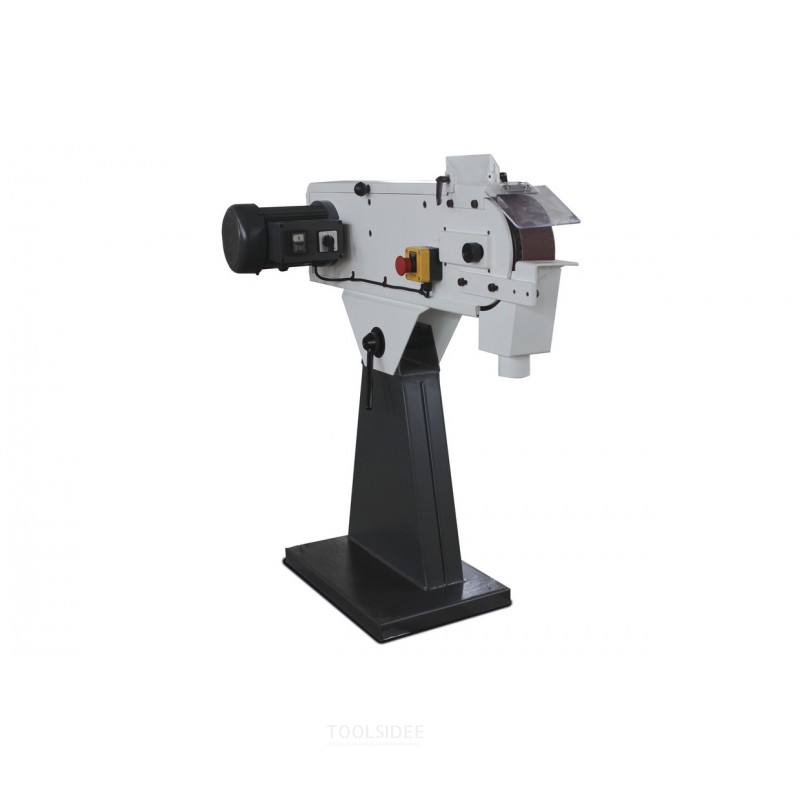 Professionele metaal bandschuurmachine 75x2000 mm 29,4 m/s 1,5/2,2 kW 400V noodstop 2 snelheden Optigrind Professionele metaal bandschuurmachine 75x2000 mm 29,4 m/s 1,5/2,2 kW 400V noodstop 2 snelheden Optigrind