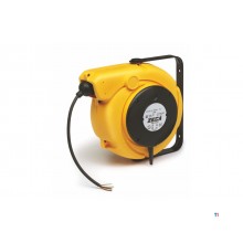 Kabelhaspel  8,5 m 3G 2,5 mm²  230V Polypropyleen met automatische oprol en zwenkbare muurbeugel Zeca