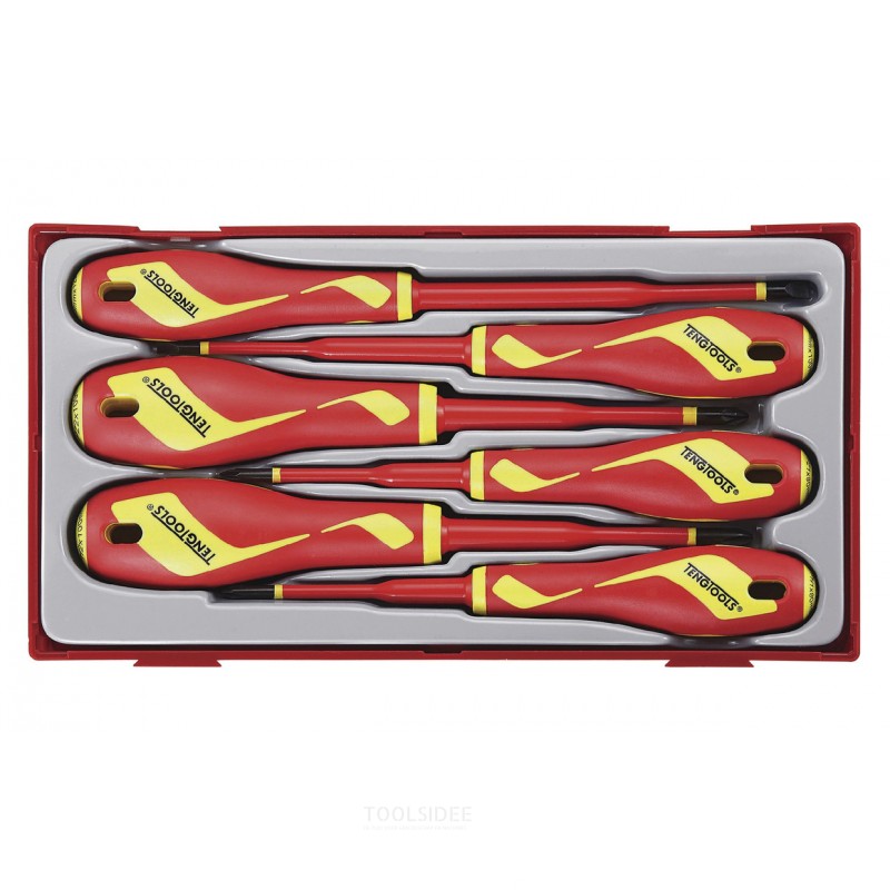 6 schroevendraaiers 1000 V Teng Tools