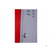 Schrank mit 6 Schließfächern: 3 Spalten x 2 Reihen MW Tools