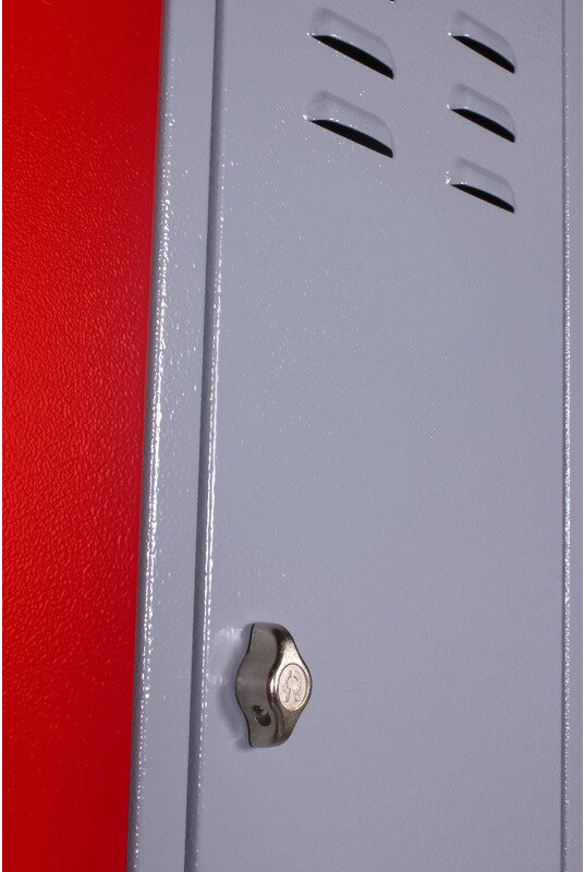 Schrank mit 6 Schließfächern: 3 Spalten x 2 Reihen MW Tools