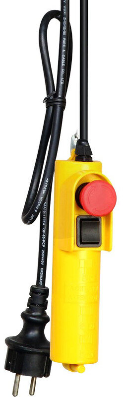 Kabellyft 230V 600 kg, 18 m, 230 V, trådbunden styrning MW Tools