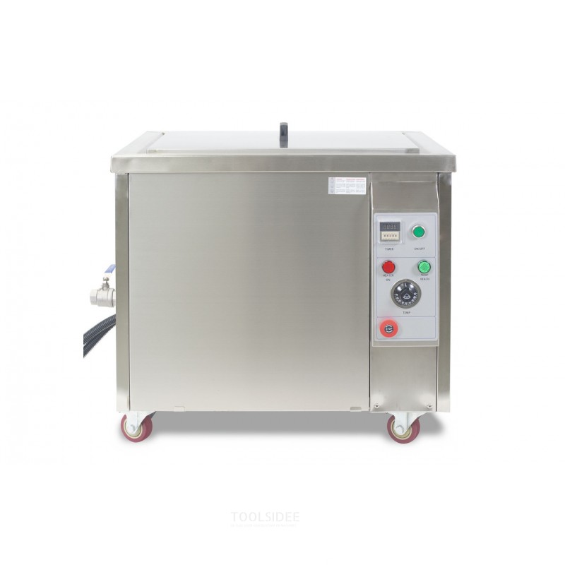 Ultrasoonreiniger 120 liter 40 kHz industrieel 24/7 werking MW Tools
