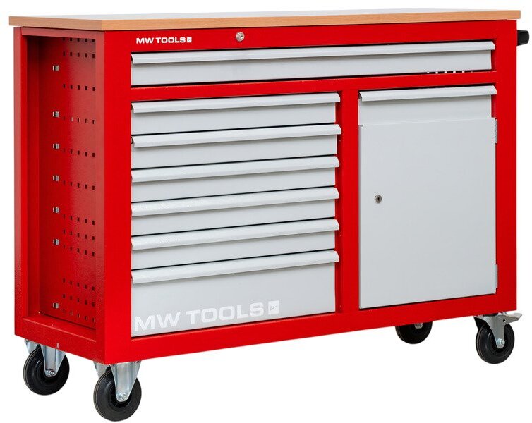 Werkzeugwagen 7 Schubladen mit 1 Schrank MW Tools