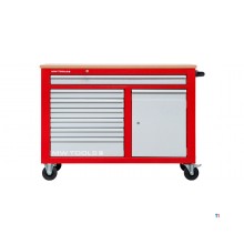 Werkzeugwagen 7 Schubladen mit 1 Schrank MW Tools