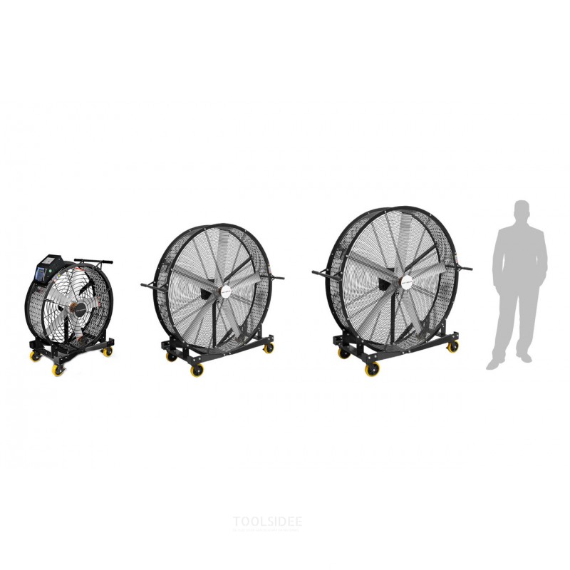 Industriel, mobil ventilator Ø900mm 500W 220V MW Værktøj Industriel, mobil ventilator Ø900mm 500W 220V MW Værktøj