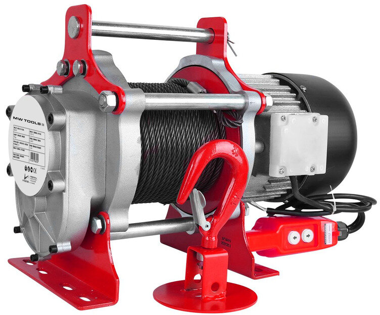 Elektrische Seilwinde 3x400V 750 kg MW Tools Elektrische Seilwinde 3x400V 750 kg MW Tools