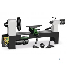 Pakke tredreiebenk 200x305mm + 4-kjevs chuck dia. 100mm + 8 stk. dreieverktøy + chuck + chuckhale Holzstar