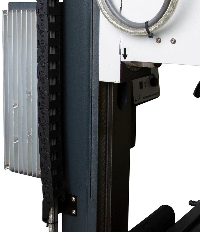 Bore- og fræsemaskine X 480 mm Y 175 mm Z 210 mm MK2/M10 0,75 kW 230V variabel hastighed langt bord Optimill