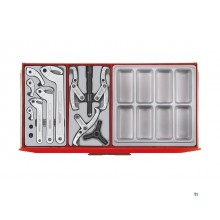 Verktygsvagn röd mega master set 1011 delar Teng Tools Verktygsvagn röd mega master set 1011 delar Teng Tools