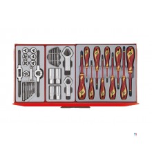 Verktygsvagn röd mega master set 1011 delar Teng Tools Verktygsvagn röd mega master set 1011 delar Teng Tools