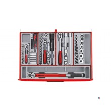 Verktygsvagn röd mega master set 1011 delar Teng Tools Verktygsvagn röd mega master set 1011 delar Teng Tools