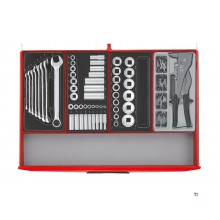 Verktygsvagn röd mega master set 1011 delar Teng Tools Verktygsvagn röd mega master set 1011 delar Teng Tools