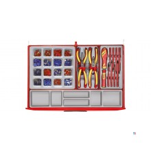 Verktygsvagn röd mega master set 1011 delar Teng Tools Verktygsvagn röd mega master set 1011 delar Teng Tools